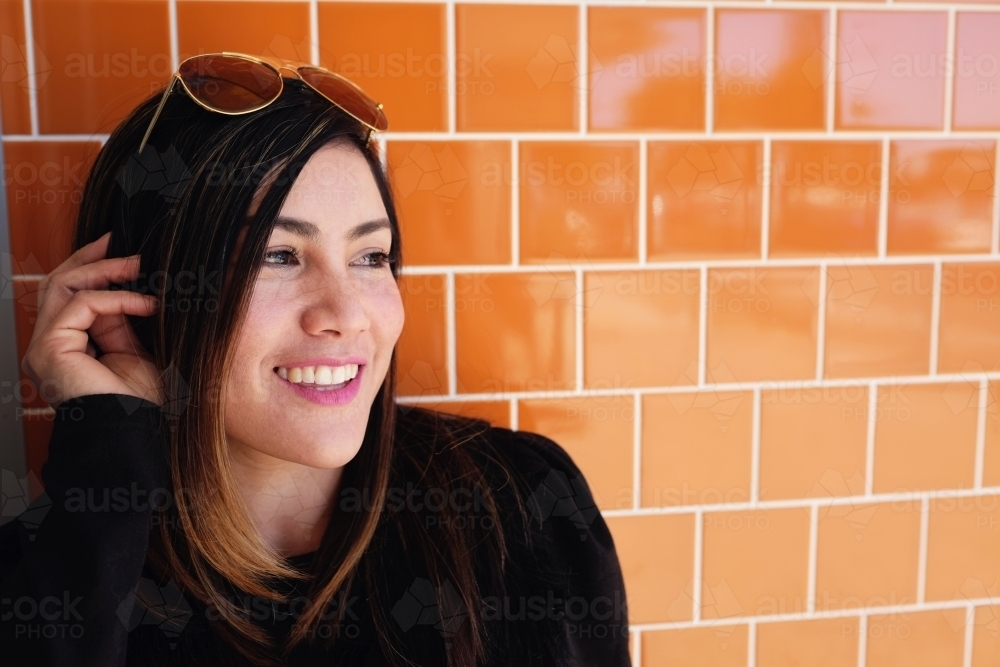 Portrait of Southeast Asian multicultural woman - Australian Stock Image