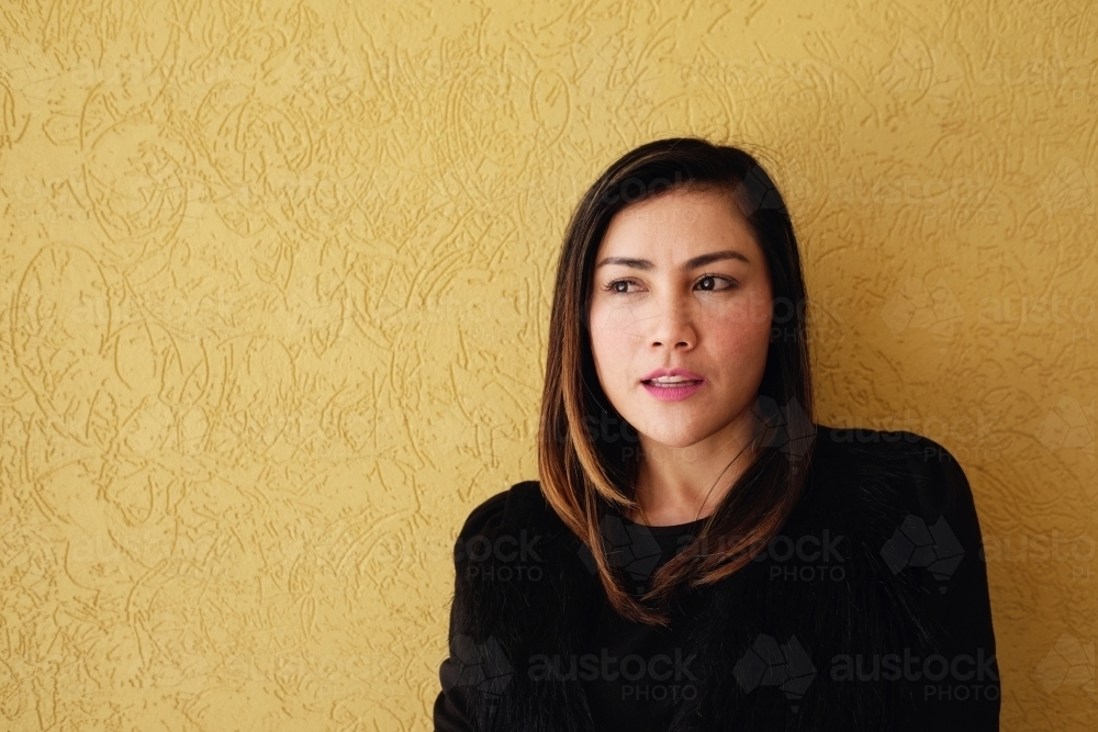 Portrait of Southeast Asian multicultural woman - Australian Stock Image