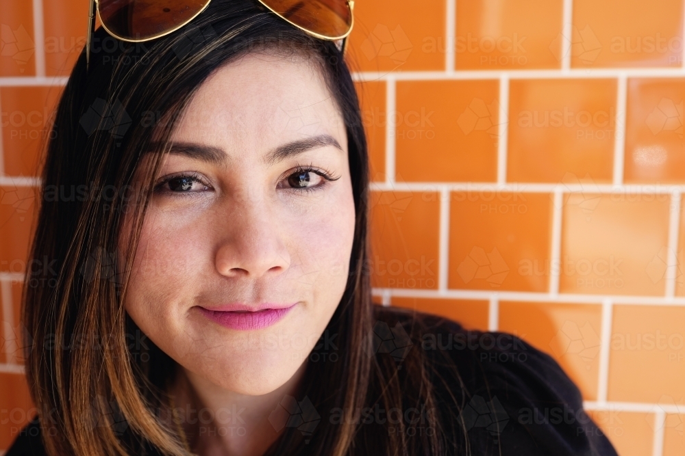 Portrait of Southeast Asian multicultural woman - Australian Stock Image
