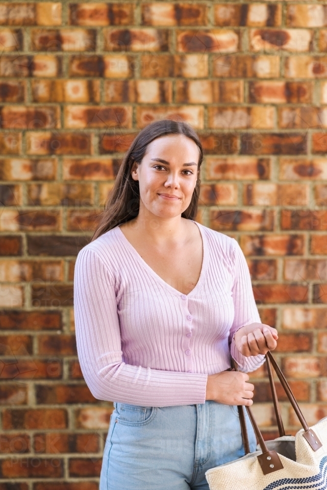 portrait of young Australian woman - Australian Stock Image