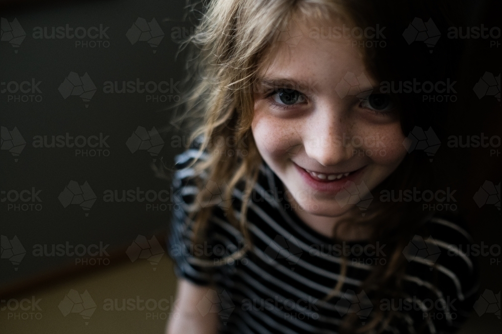 portrait of young girl - Australian Stock Image