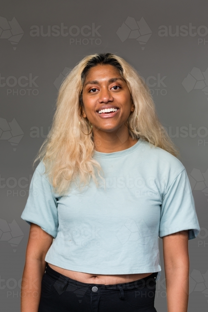 portrait of young woman - Australian Stock Image