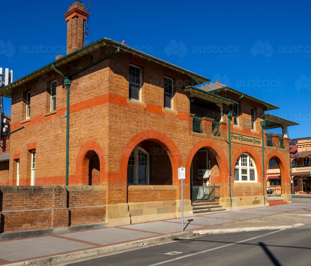 Post and telegraph office at glen innes in new england, new south wales, nsw, australia - Australian Stock Image