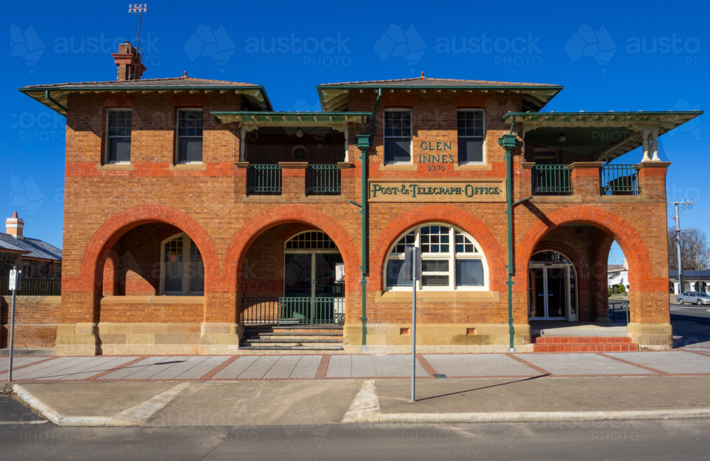 Post and telegraph office at glen innes in new england, new south wales, nsw, australia - Australian Stock Image