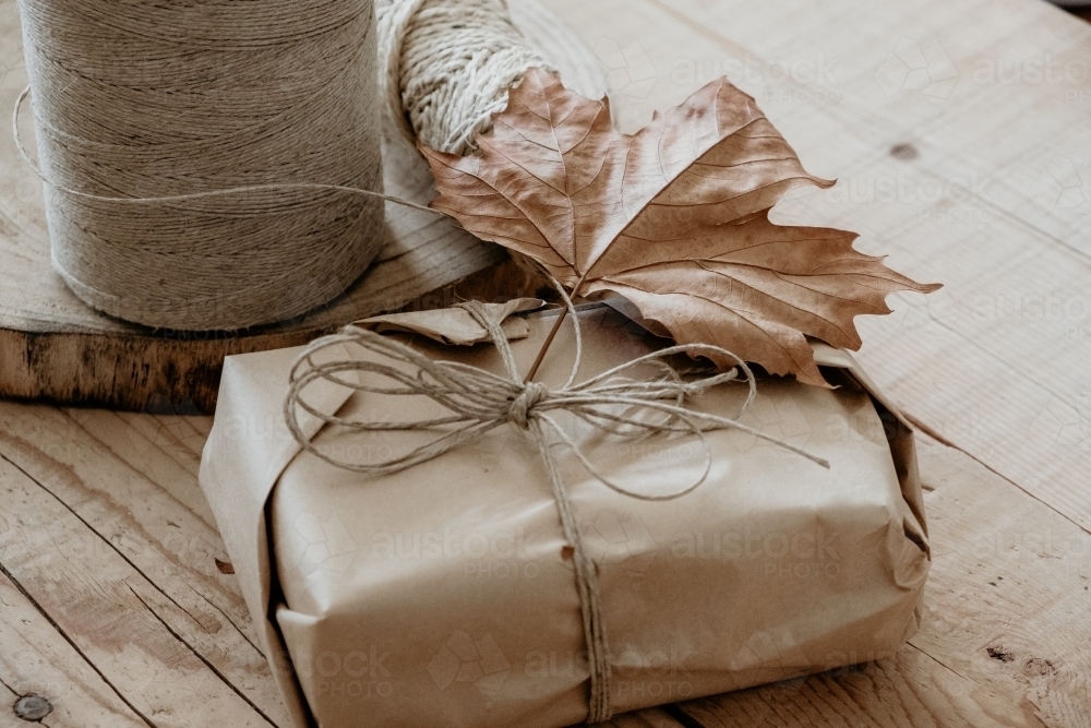 Present wrapping - Australian Stock Image