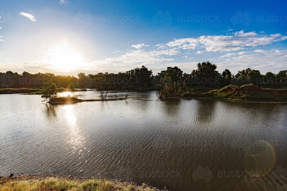 Putta Bucca wetland at Mudgee NSW - Australian Stock Image