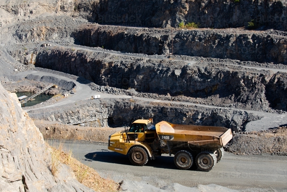 Quarry Operations - Australian Stock Image