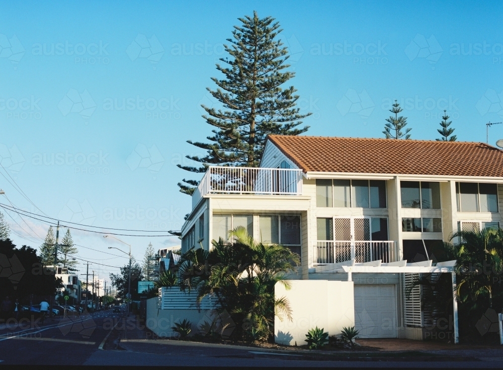 Queensland Holiday Beach Apartments - Australian Stock Image