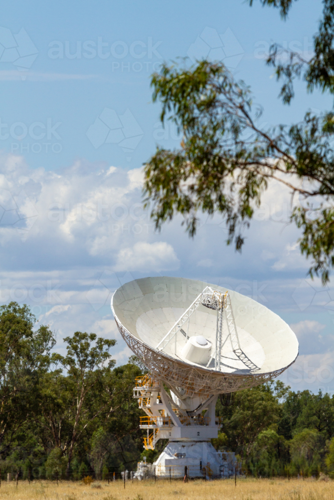 Radio telescope of the Australia Telescope Compact Array - Australian Stock Image