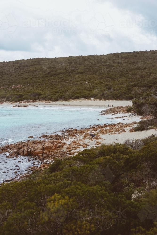Remote rugged bay - Australian Stock Image