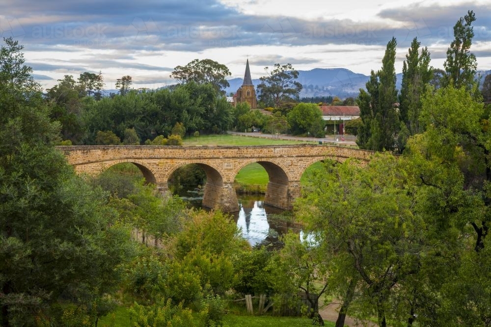 Richmond Bridge - Australian Stock Image