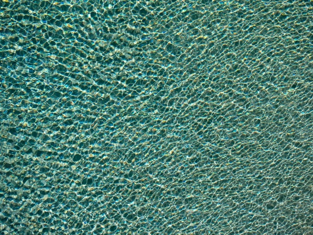 Rippled water pattern on a swimming pool - Australian Stock Image