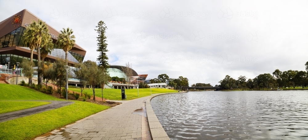Riverbank pathways - Australian Stock Image