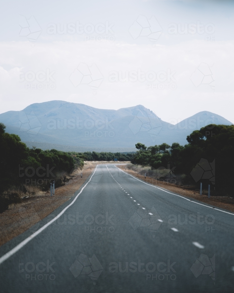 Road to the mountains - Australian Stock Image