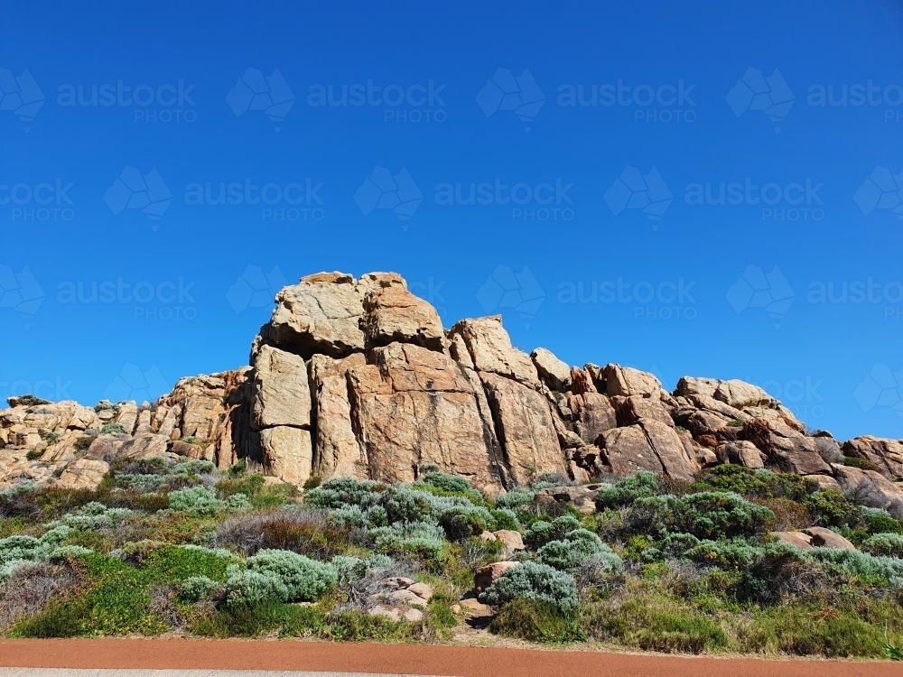 Rock formation in Western Australia - Australian Stock Image