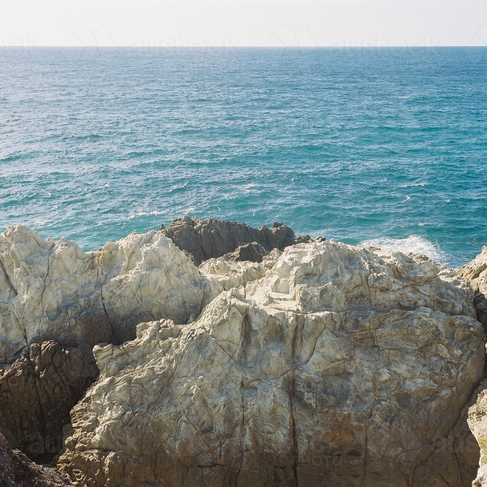 Rocks and the Sea - Australian Stock Image