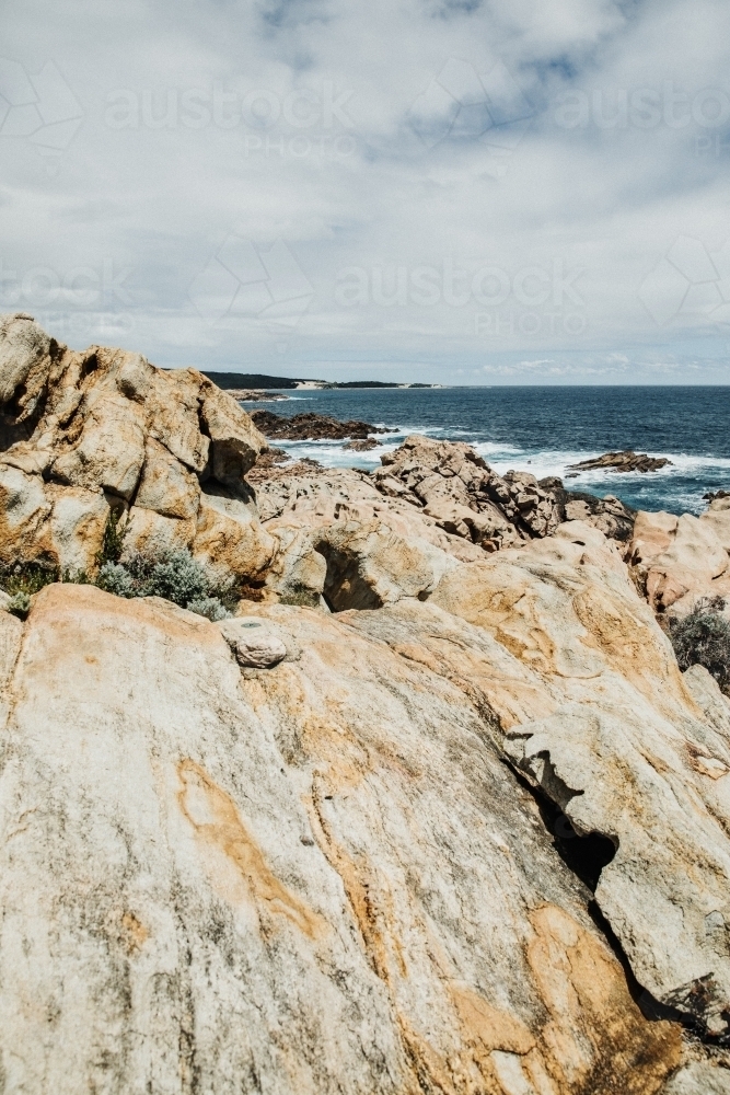Rocky Coast - Australian Stock Image