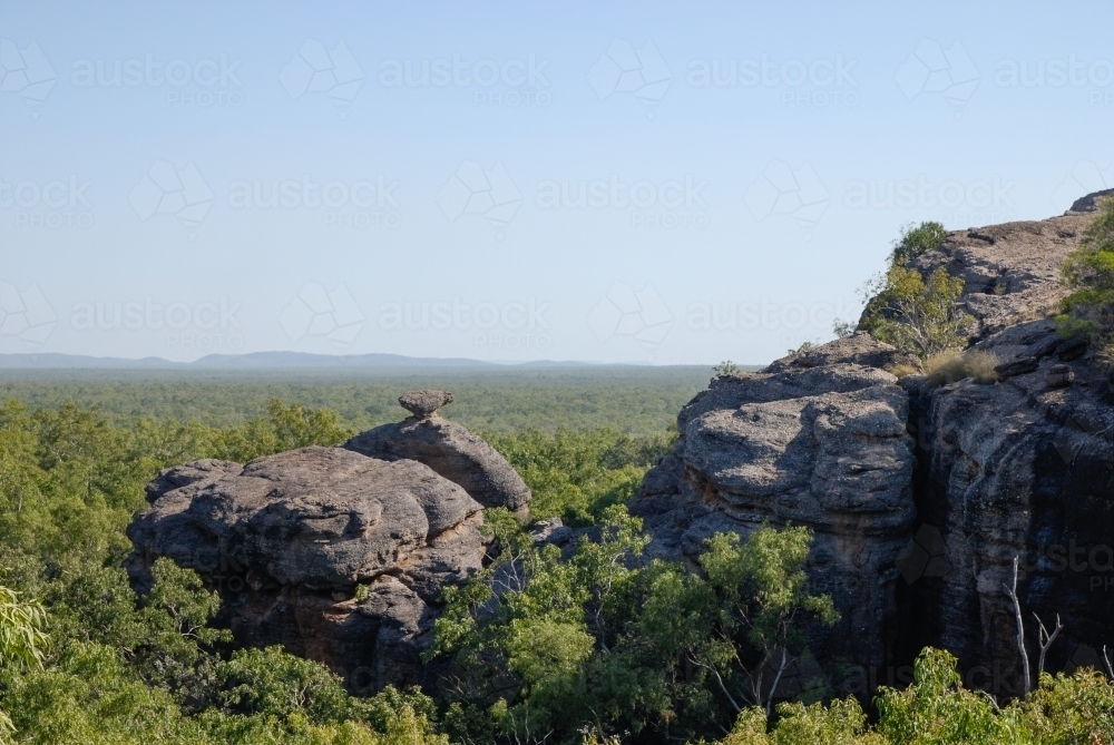 Rocky landscape in Kakadu National Park - Australian Stock Image