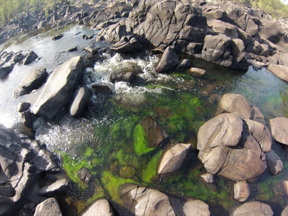 Rocky river landscape - Australian Stock Image