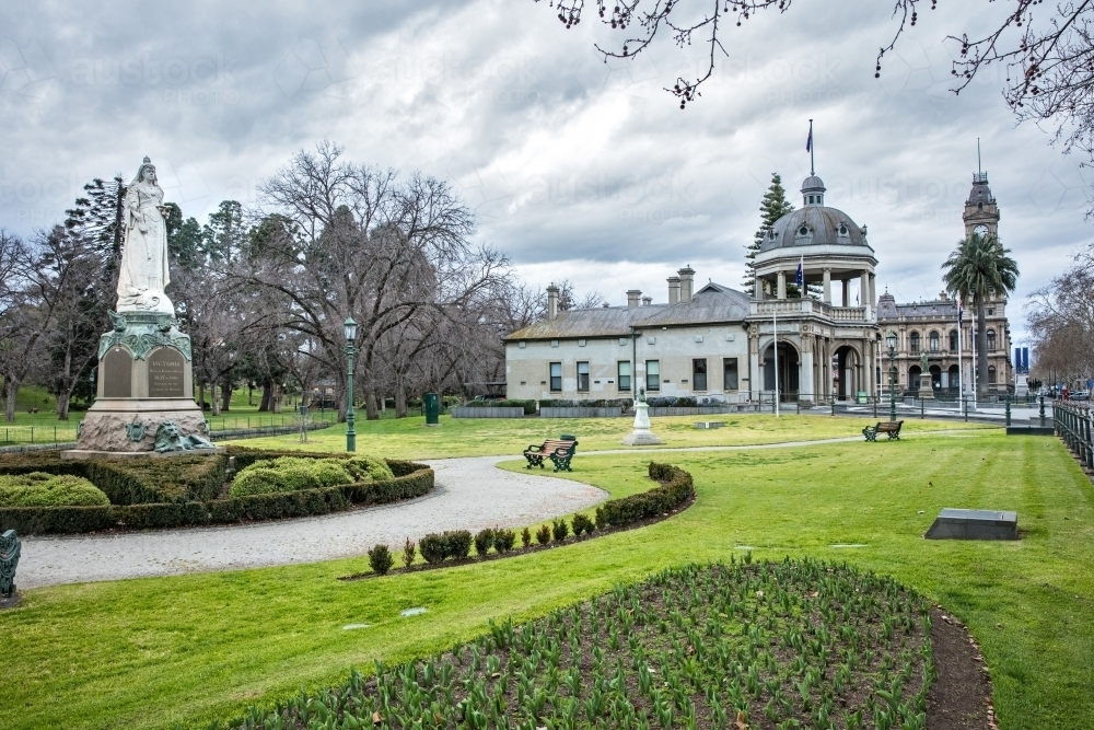 Rosalind Park Bendigo - Australian Stock Image