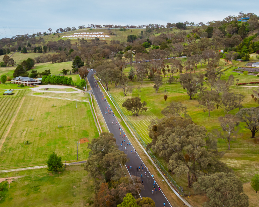 Runners on track - Australian Stock Image
