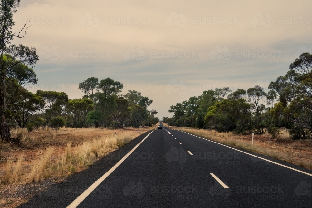 rural highway - Australian Stock Image