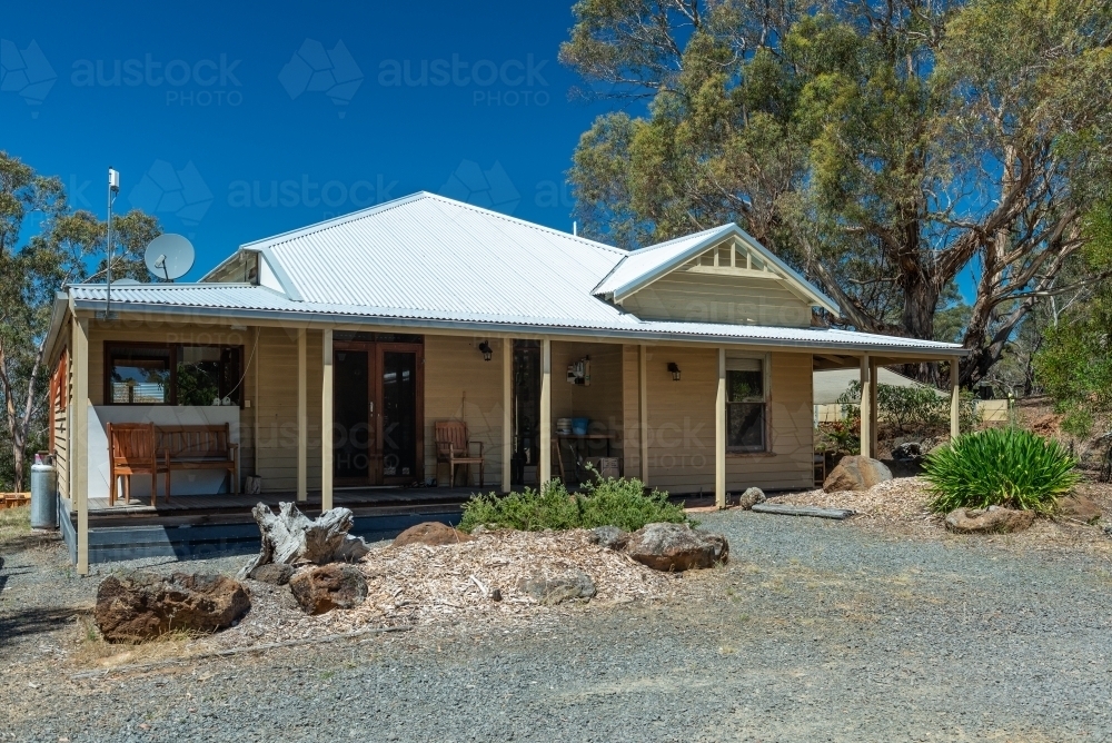 Rural Victorian House - Australian Stock Image