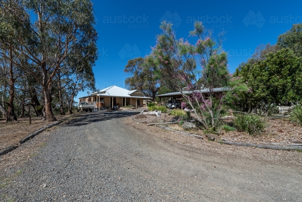 Rural Victorian House - Australian Stock Image