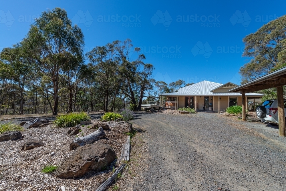Rural Victorian House - Australian Stock Image