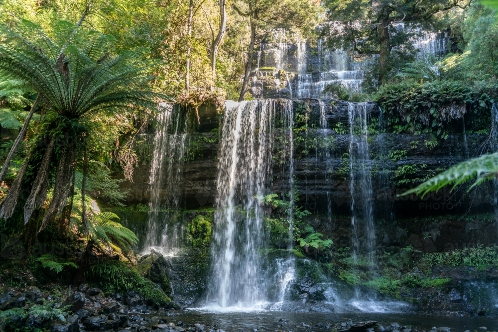 Russell Falls, Tasmania - Australian Stock Image