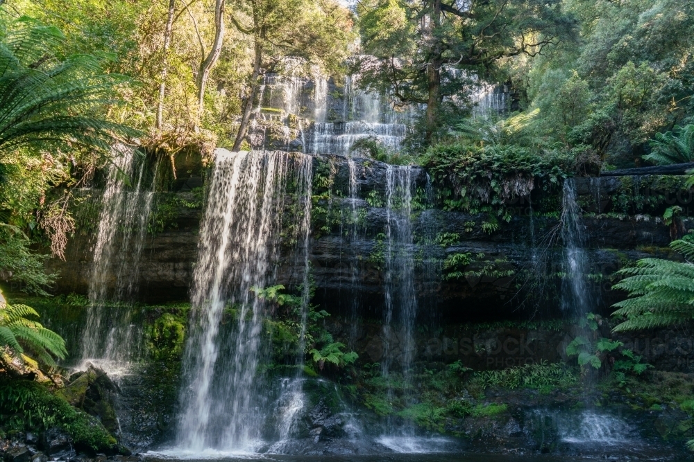 Russell Falls, Tasmania - Australian Stock Image