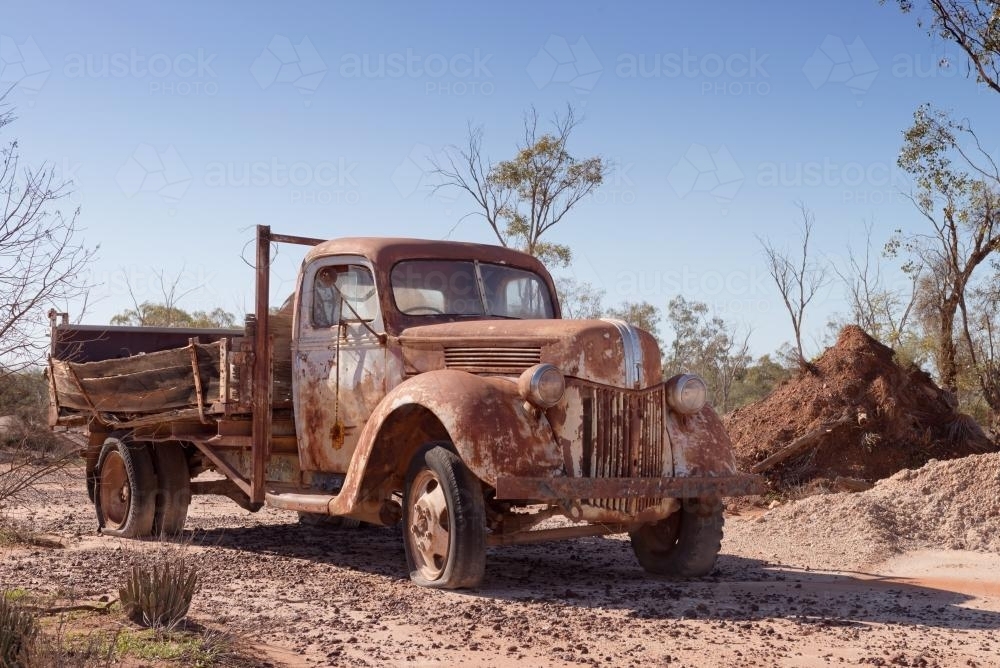 Rusty Truck - Australian Stock Image
