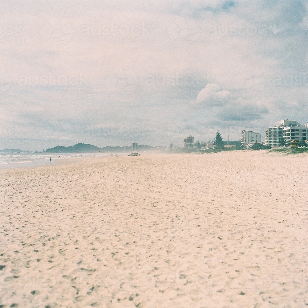 Sand at Gold Coast Beach - Australian Stock Image