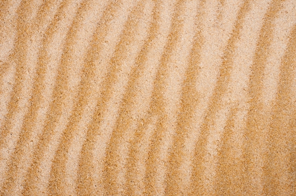 Sand Ripples - Australian Stock Image