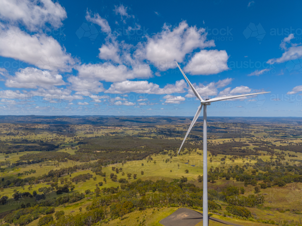 Sapphire Windfarm between Inverell and Glen Innes - Australian Stock Image