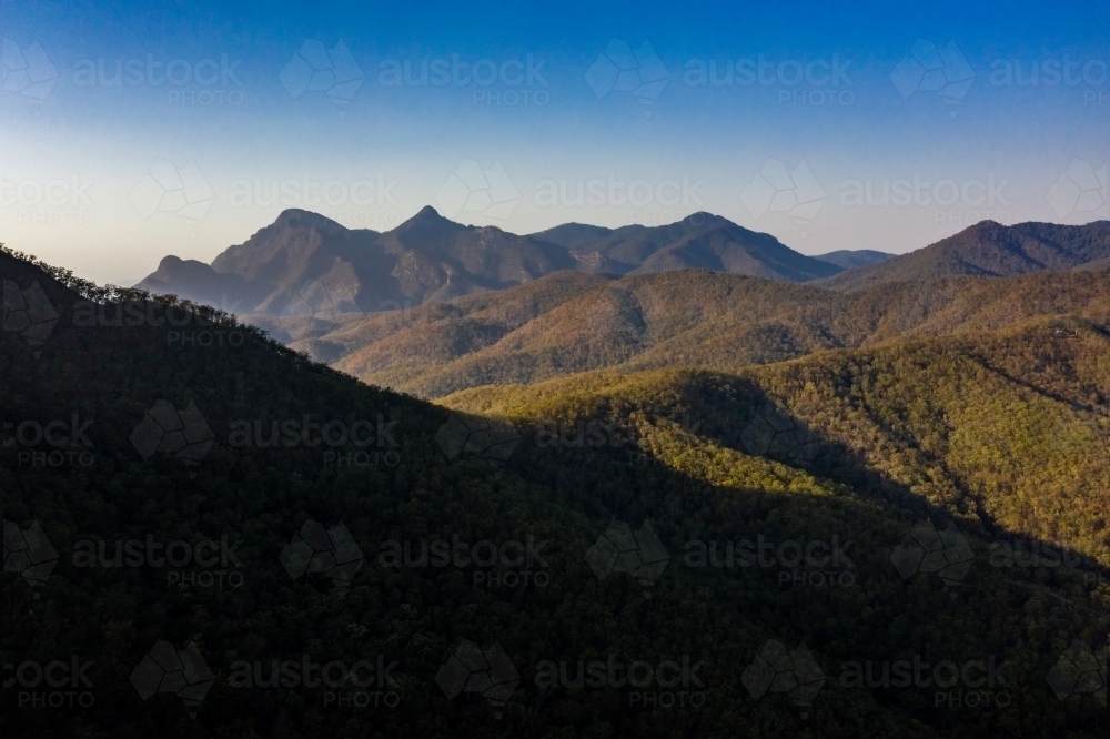 scenic rim mount barney and moogerah landscape - Australian Stock Image