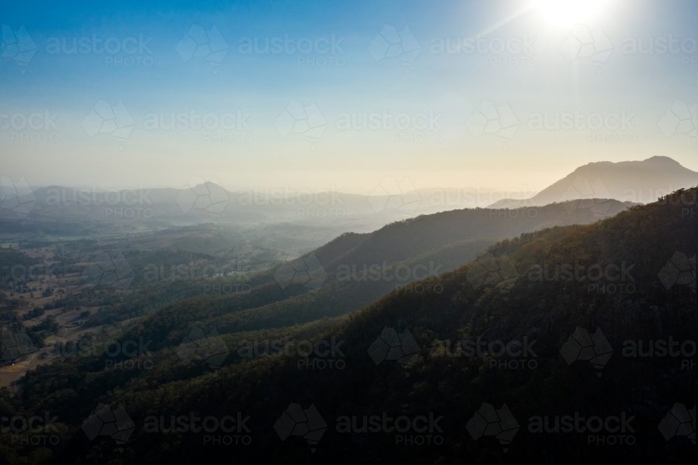 scenic rim mount barney and moogerah landscape - Australian Stock Image