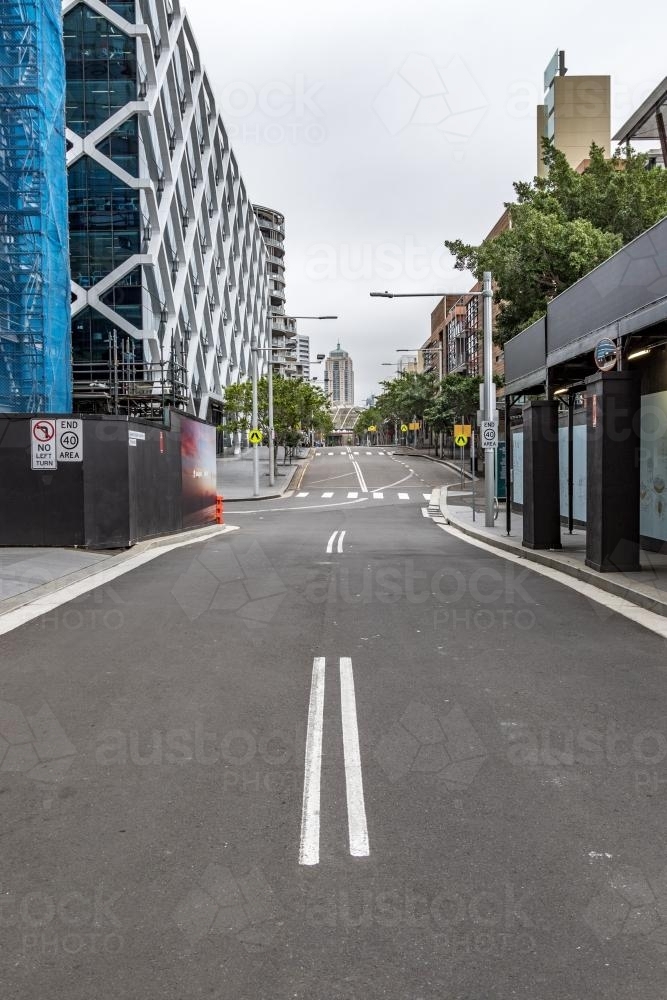 Secluded city street - Australian Stock Image