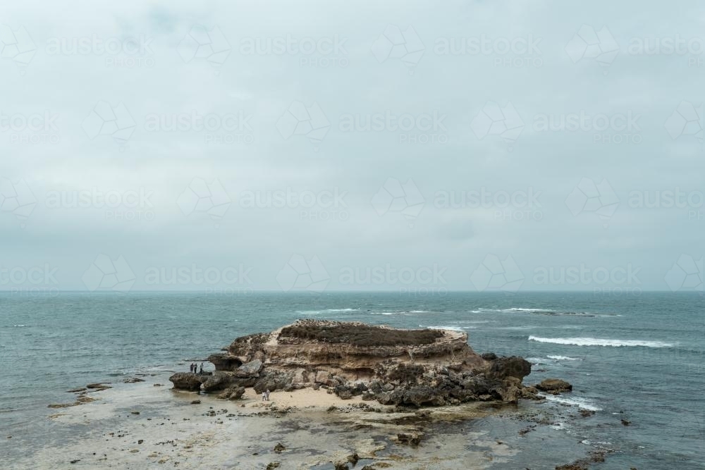 Shell Beach Island - Australian Stock Image