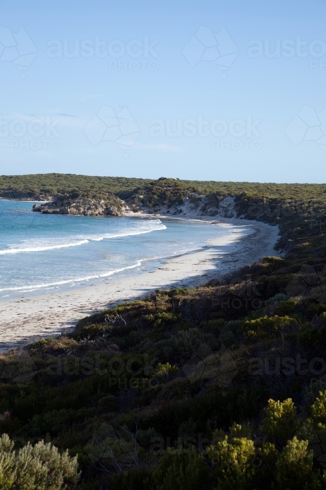 Sheltered beach - Australian Stock Image