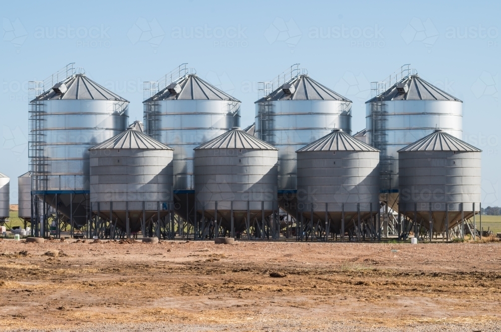 silos - Australian Stock Image
