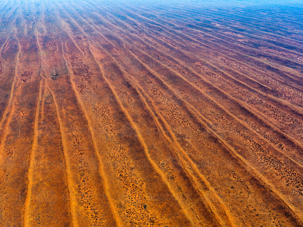 Simpson Desert, Sand Dunes - Australian Stock Image