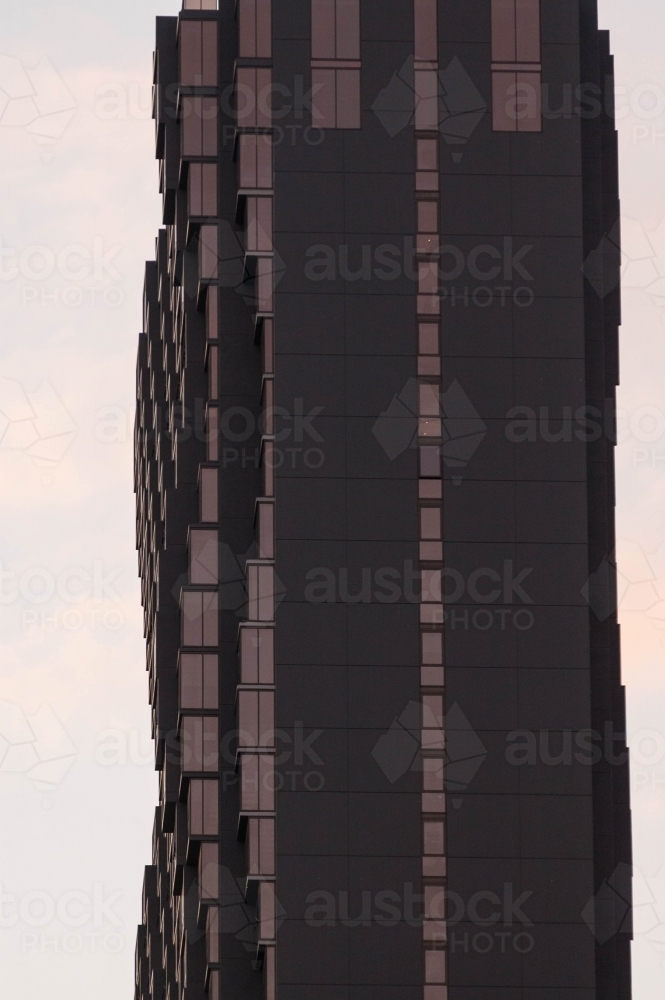 single building in melbourne,  city architecture - Australian Stock Image