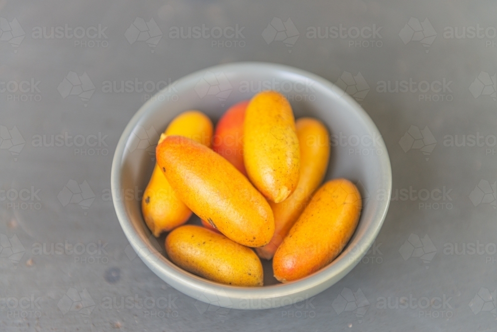 Small bowl of Fingersop - Australian Stock Image