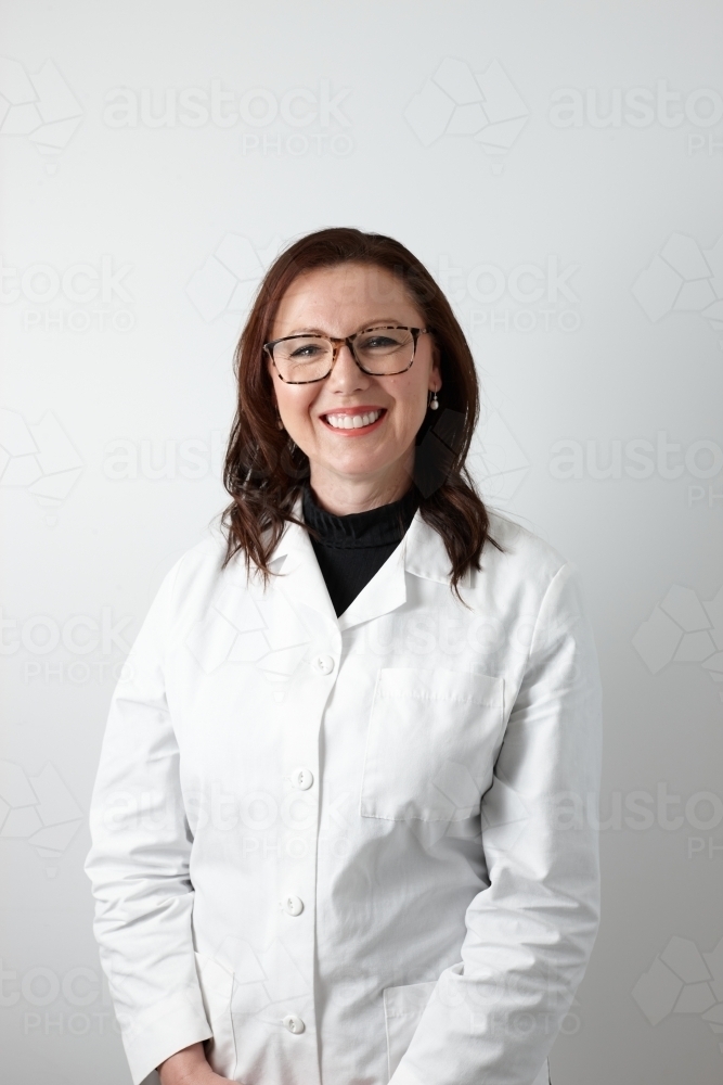 Image of Smiling frontline medical practitioner Austockphoto