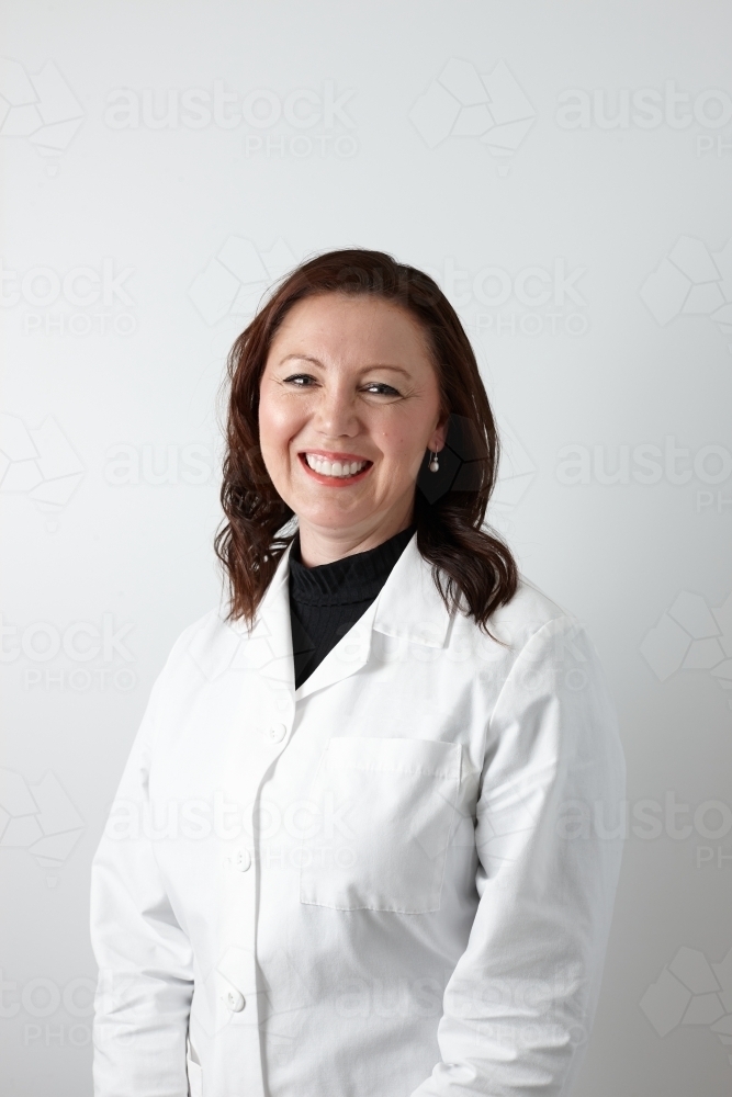 Image of Smiling medical practitioner Austockphoto