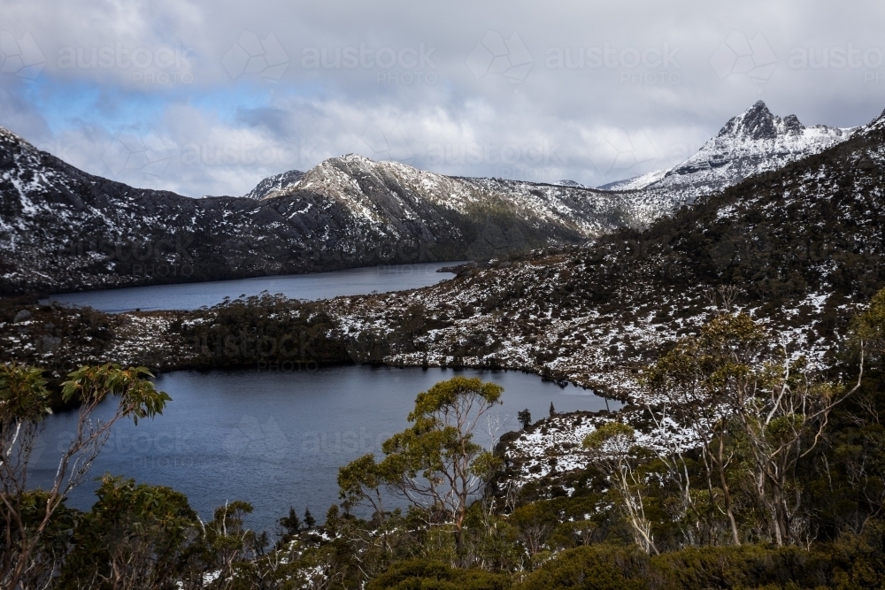 Snowy winter landscape - Australian Stock Image