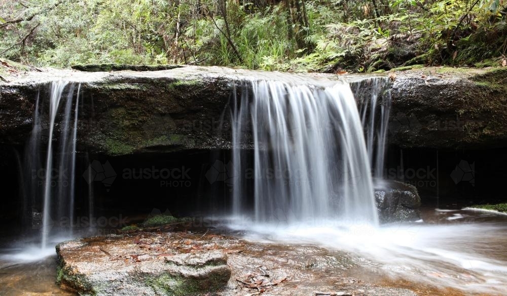 Somersby waterfall - Australian Stock Image
