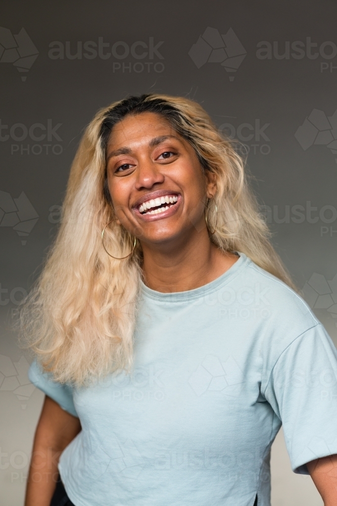 south asian woman portrait - Australian Stock Image