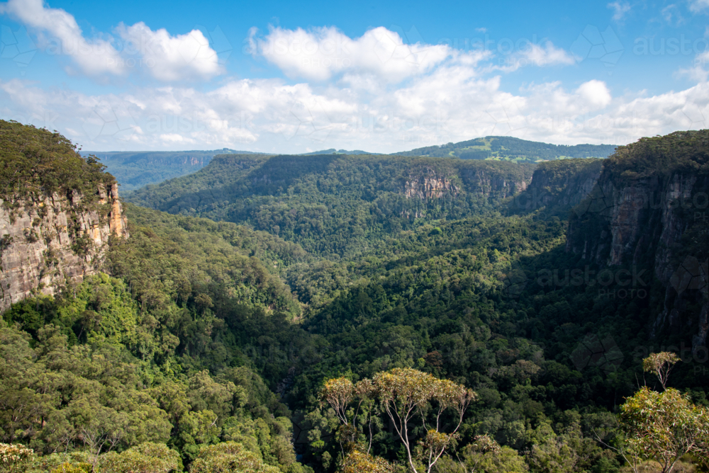 Southern Highlands of NSW from near Carrington Falls - Australian Stock Image